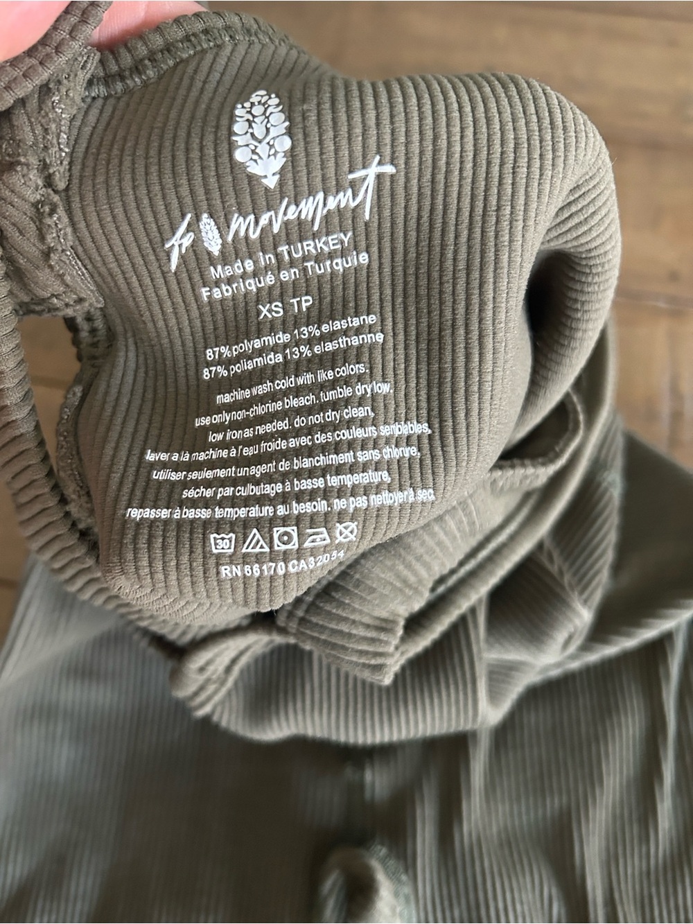 Free People Free Throw Onesie OLIVE GREEN - Picture 4 of 7
